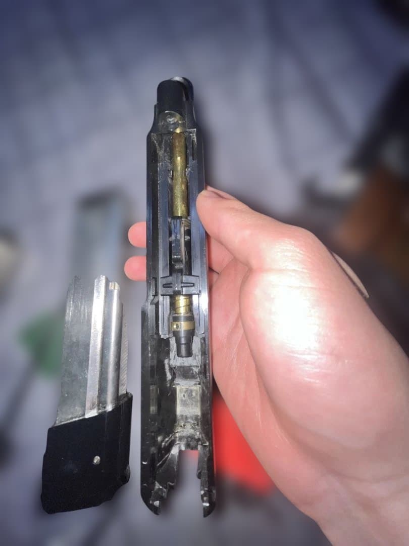 MGC M93R 固定スライドガスガン カスタム品 可変ホップアップ付き