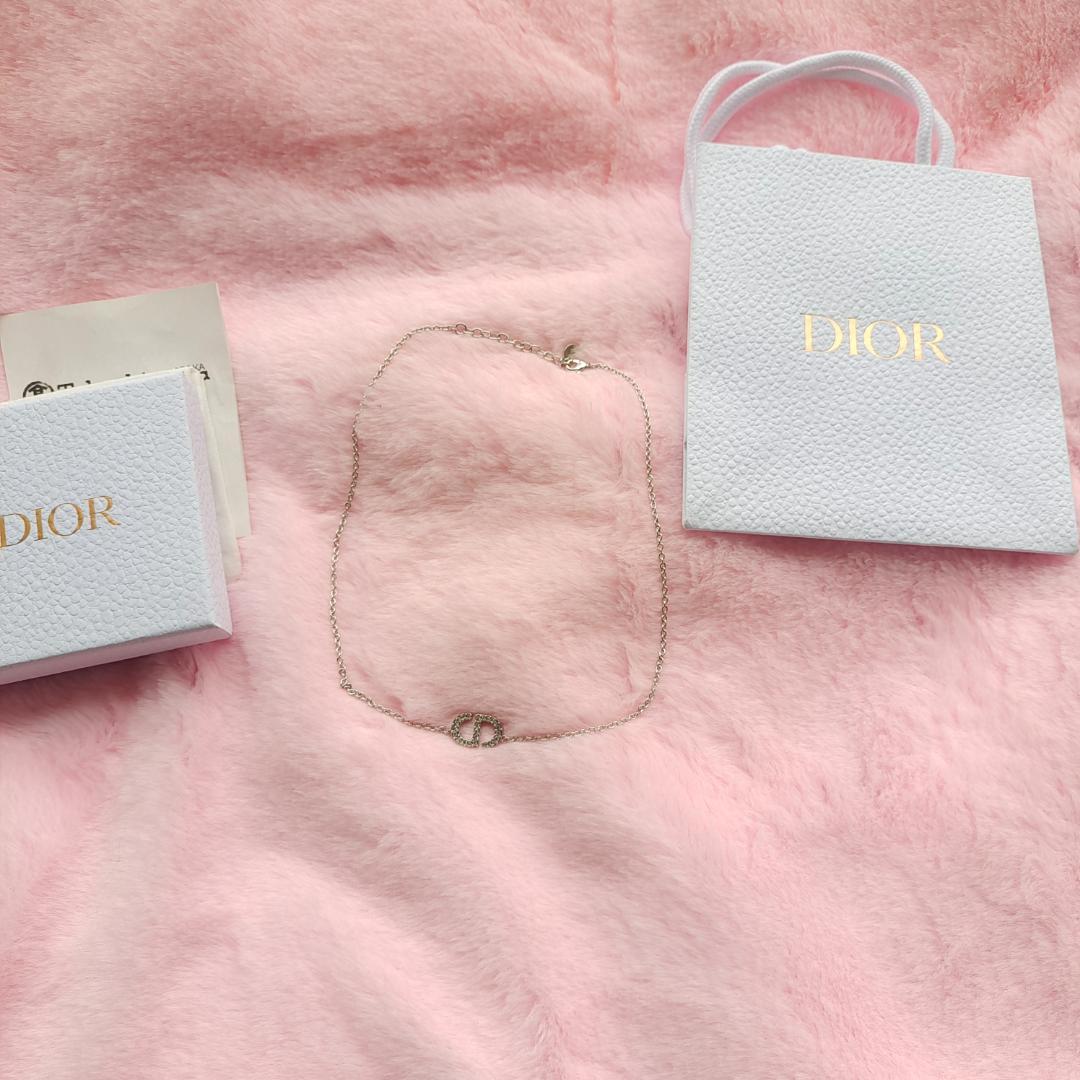Dior CD ネックレス シルバー チェーン 美品