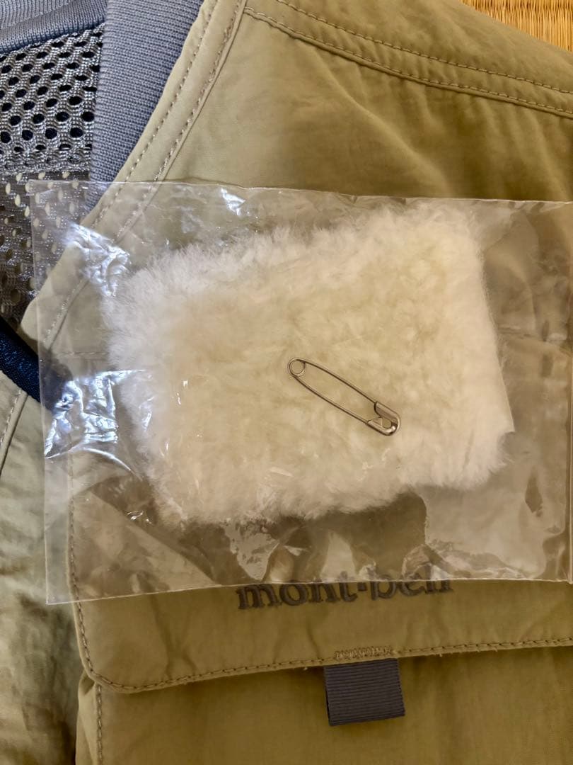 mont-bell アジャスタブルフィッシングベスト Lライトタン【タグ付き】