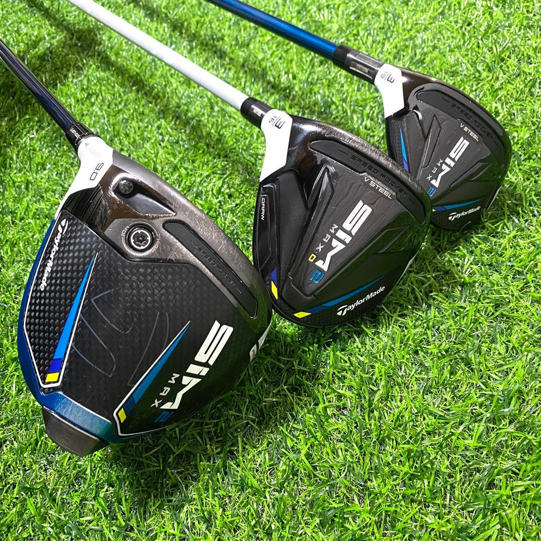 テーラーメイド シム2マックス ゴルフセット 11本 レフティ 左 メンズ S