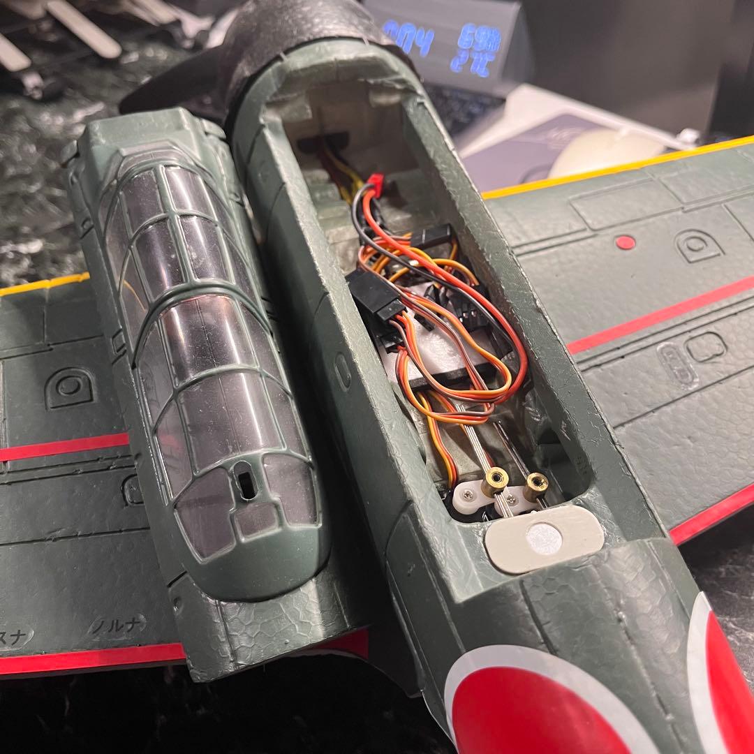 【未飛行】FMS 750mm ZERO 零戦　ラジコン飛行機