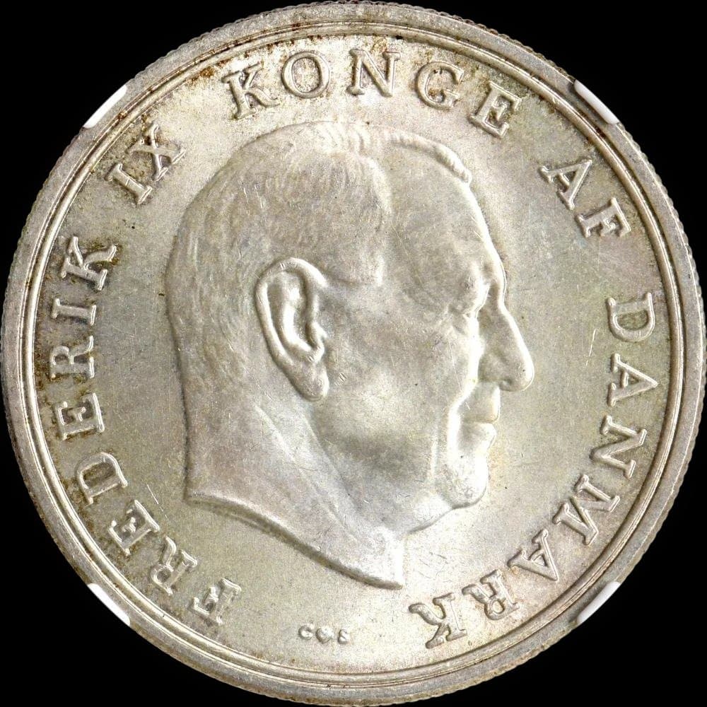 ⭐️【NGC MS64】デンマーク王国 S5K銀貨 アン・マリー王女の結婚式