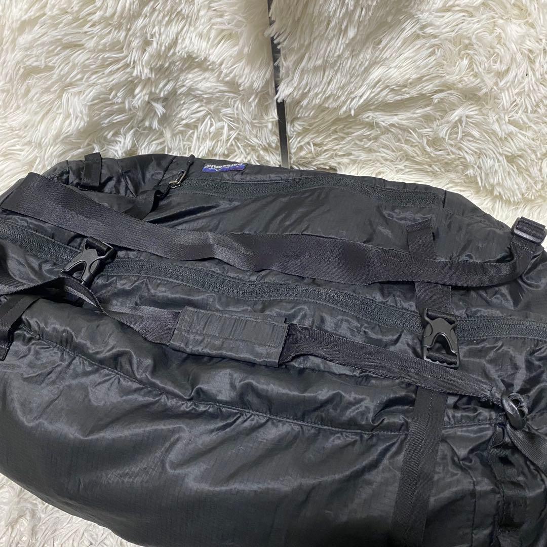 廃盤品　パタゴニア　ライトウェイト　トラベル　ダッフル　バック　黒　パッカブル