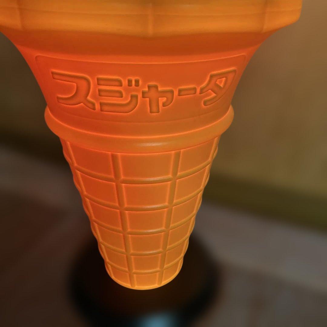 業務用非売品　ソフトクリーム電飾看板　あんどん93センチ　照明　ディスプレイ