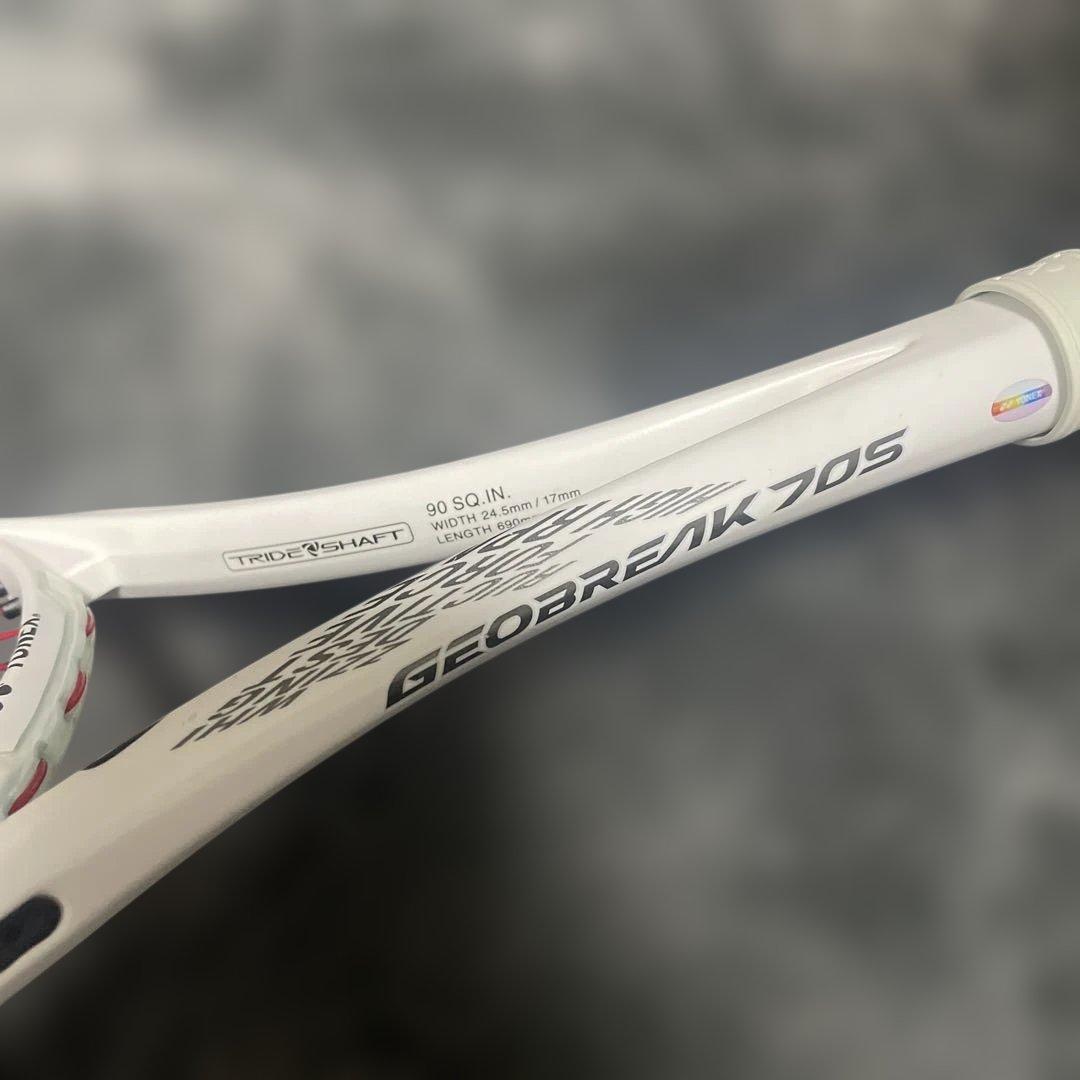 翔YONEX テニスラケット ホワイト/レッド