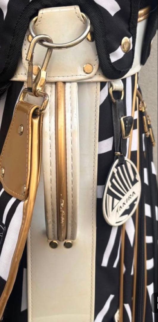 AKIRA ゴルフバッグ ストライプデザイン