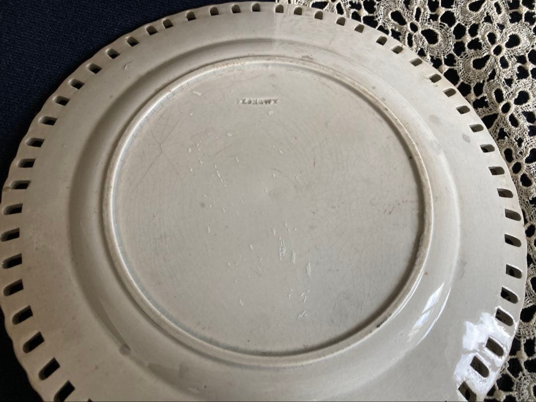 LONWYお皿すかし フランスアンティーク