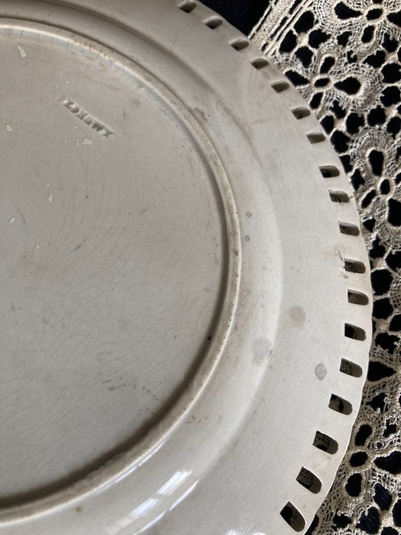 LONWYお皿すかし フランスアンティーク