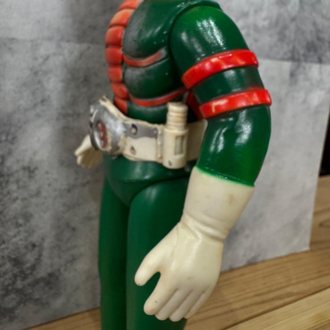 旧バンダイ ソフビ 1973年 仮面ライダーV3 放映当時物◇ベルト・ブーツ有り