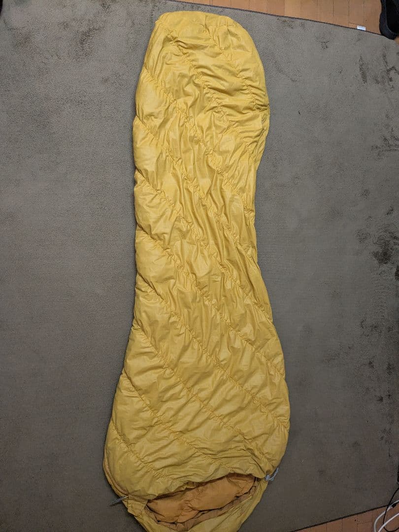 モンベル スパイラルダウンハガー650 #2 左ジッパーイエロー