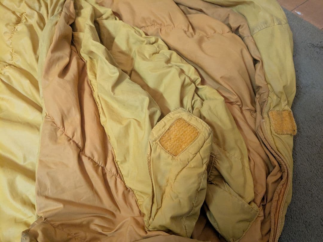 モンベル スパイラルダウンハガー650 #2 左ジッパーイエロー