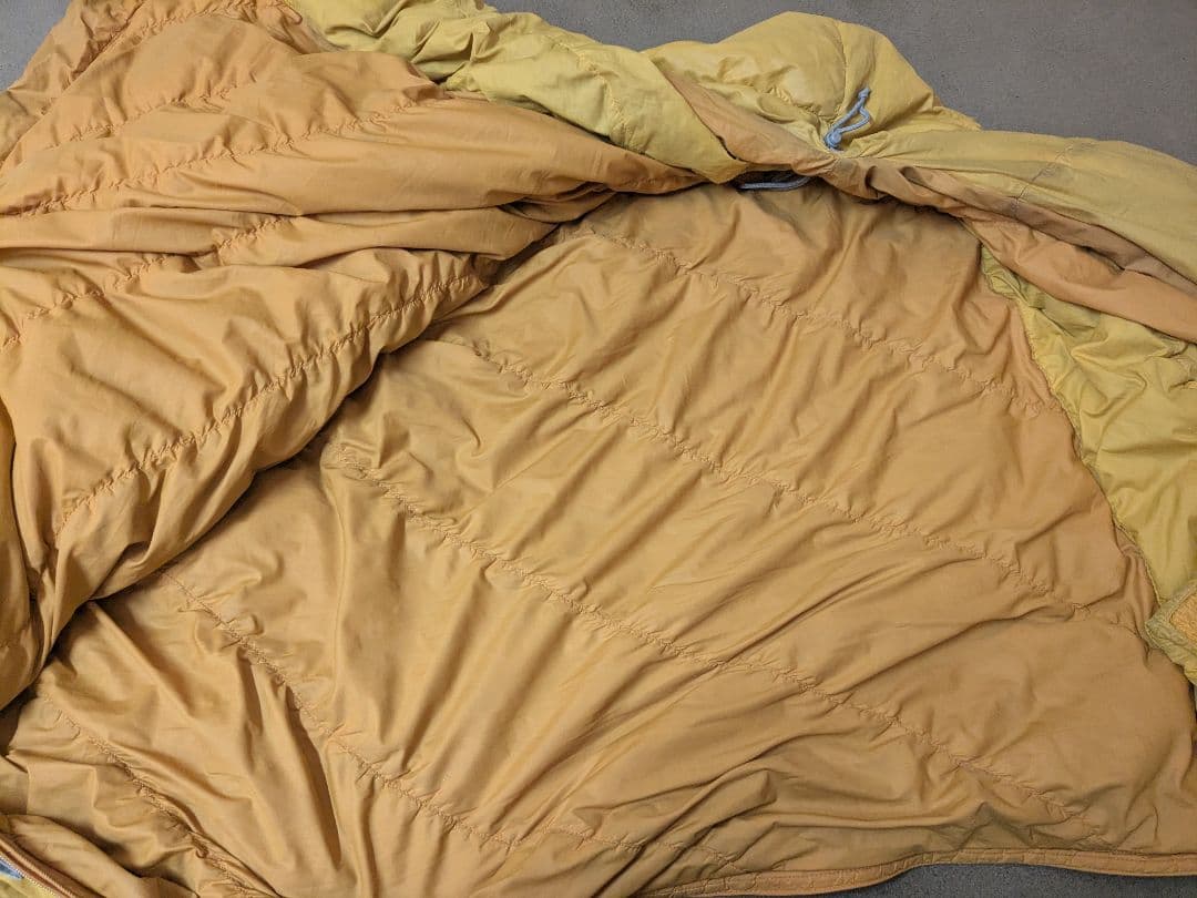 モンベル スパイラルダウンハガー650 #2 左ジッパーイエロー