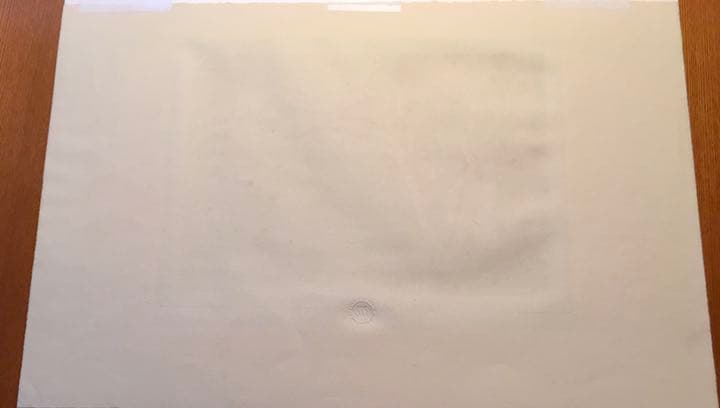 ルーブル美術館刻印あり　深森　版画