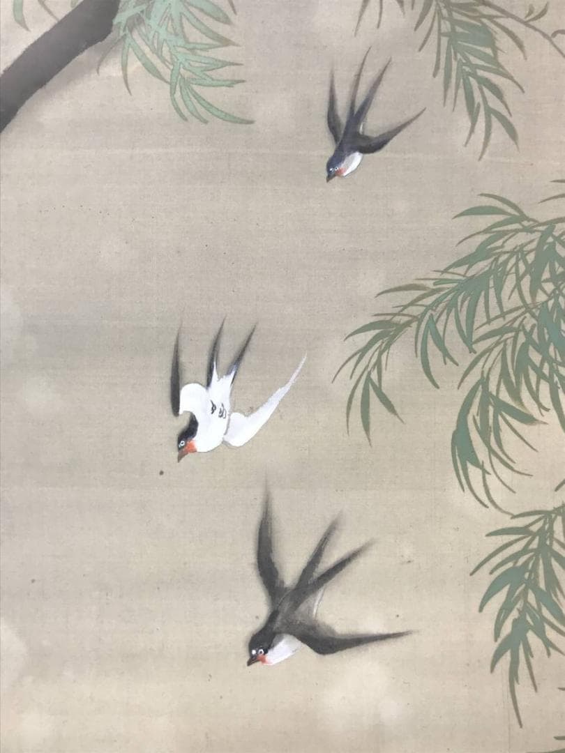 【真作】大暉/唐美人/梅の妖精/美人図/美人画/掛軸/名家伝来/AC-257