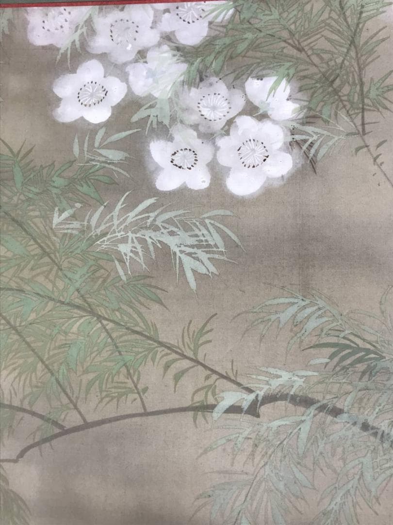 【真作】大暉/唐美人/梅の妖精/美人図/美人画/掛軸/名家伝来/AC-257