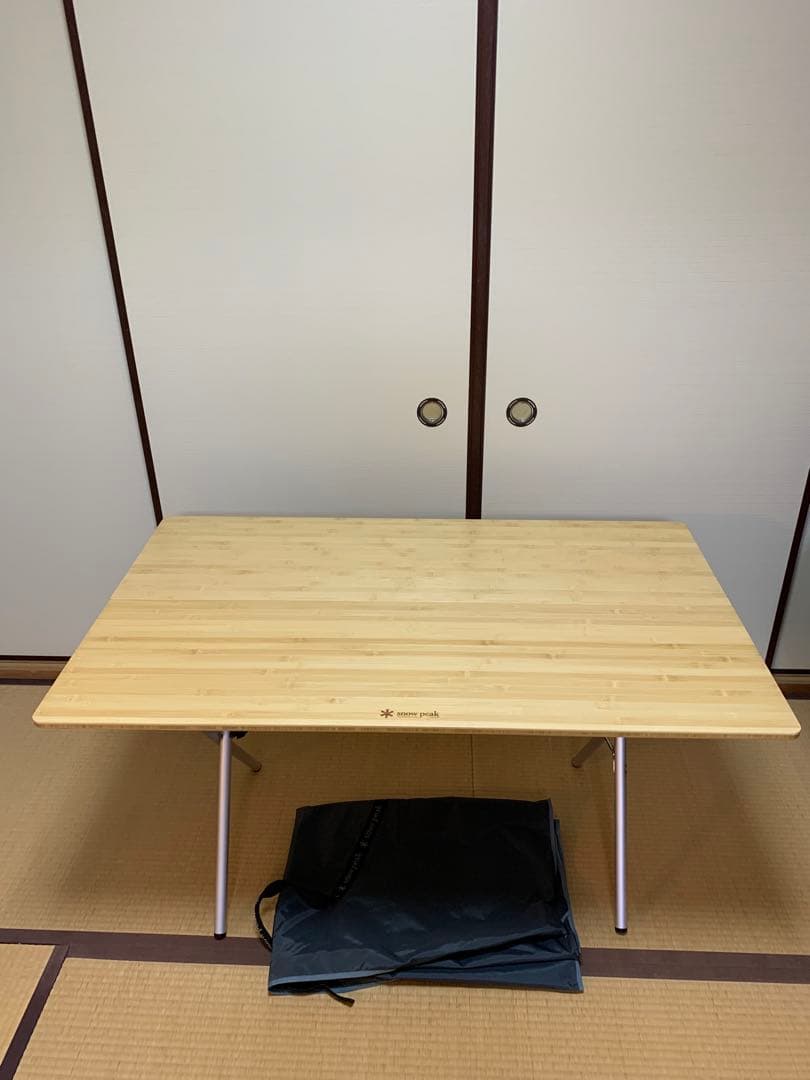 スノーピーク ワンアクションテーブル竹ロング未使用品