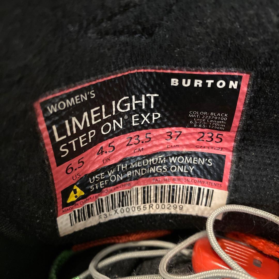 【即日発送】BURTON LIMELIGHT STEP ON 23.5cm