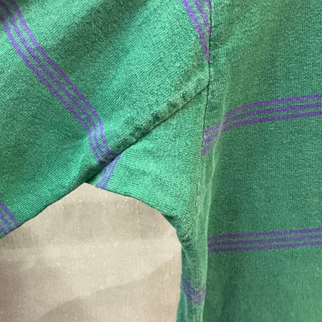 90s USA製 LANDS'END ラガーシャツ ランズエンド