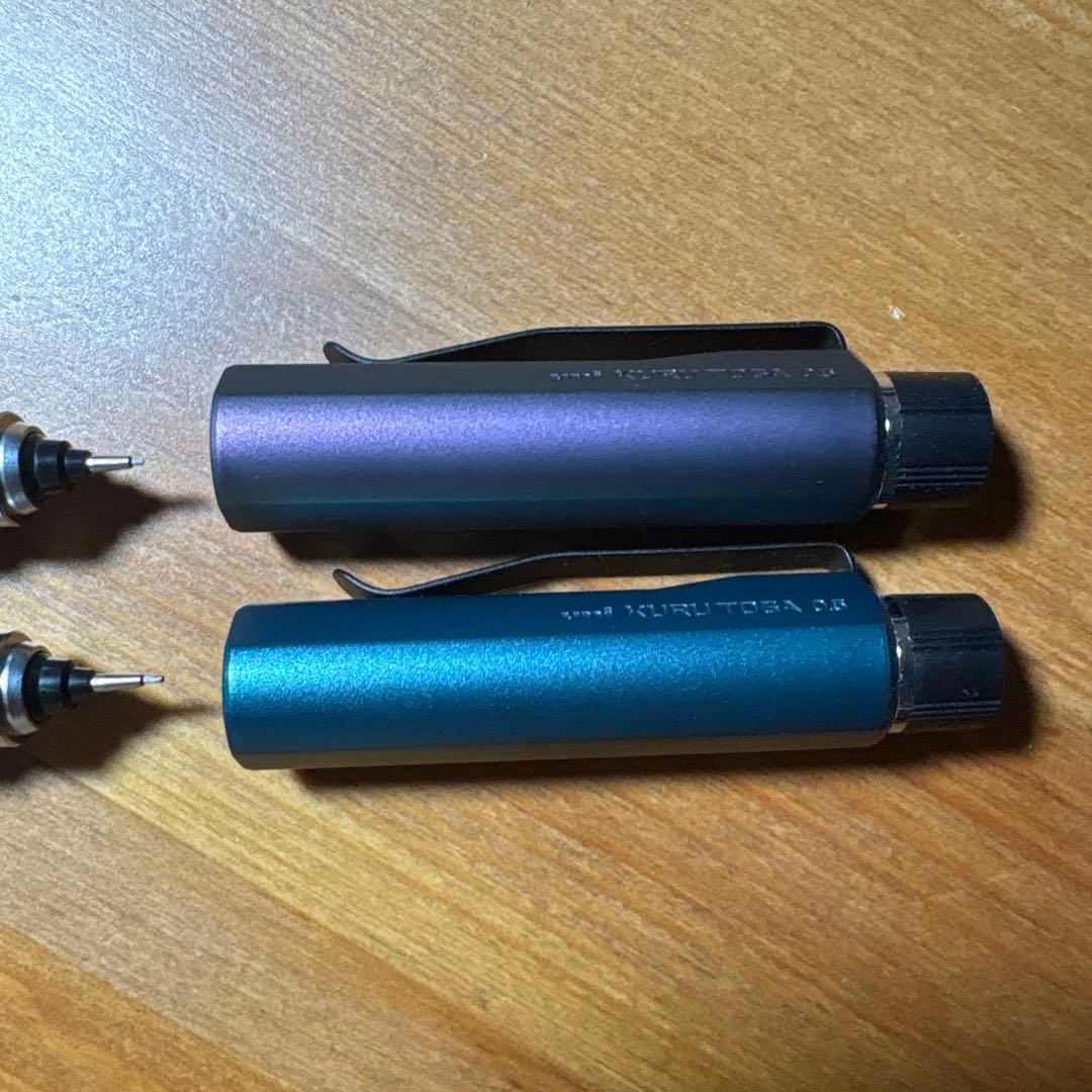 ✨クルトガダイブ 2本セット【オーロラパープル & デンスグリーン】✨野原工芸