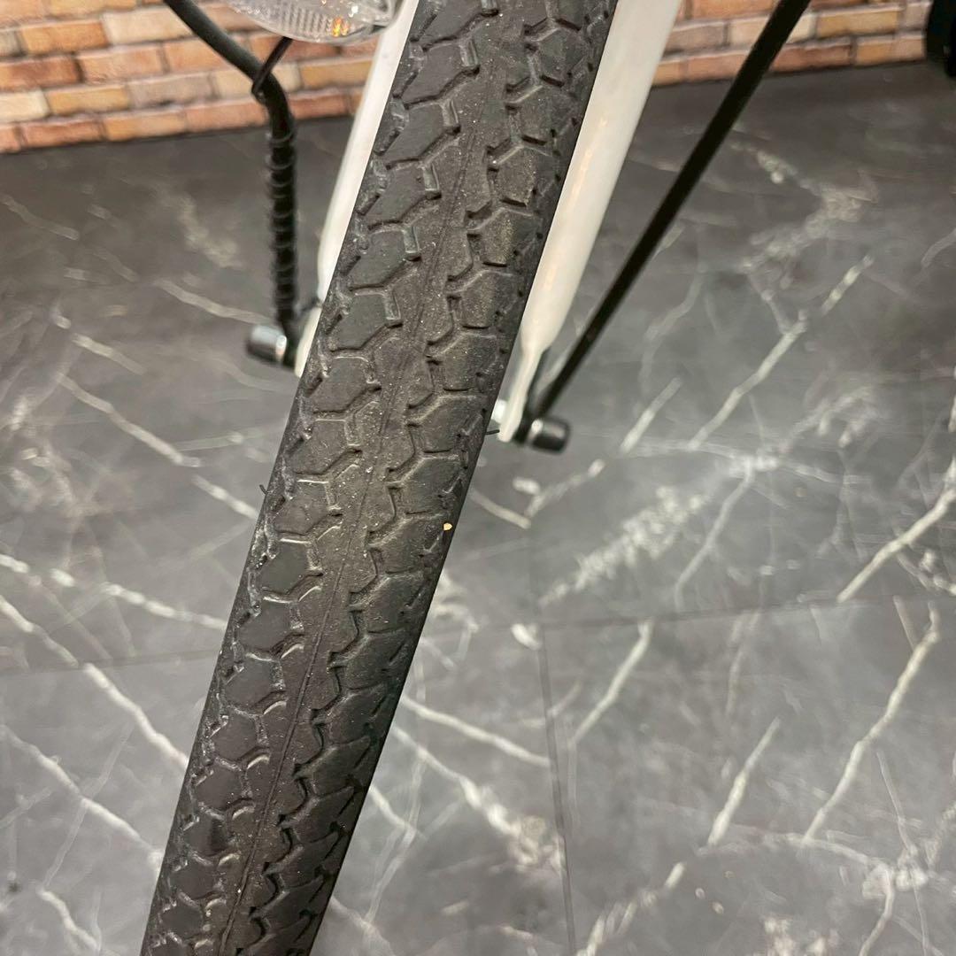 【107】子供用自転車 子供車 SPRNDLE ホワイト 24インチ 変速付き