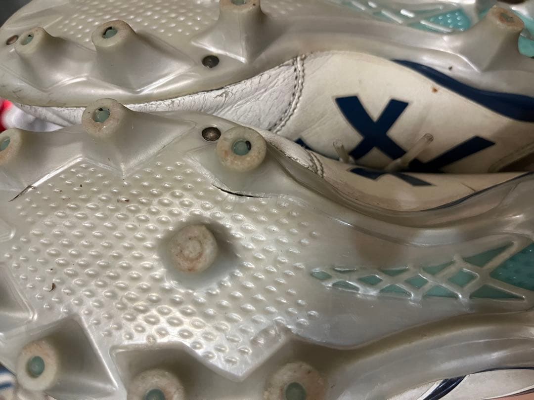 アシックス DS LIGHT WIDE 24.0cm 1103A080 白×紺