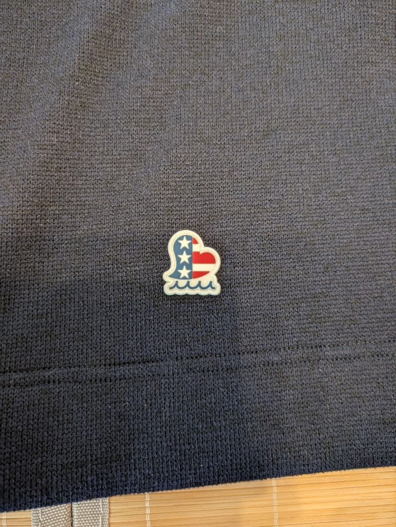 大幅値下げ！新品タグつき！MUTAネイビー ハイネック ニットワンピース