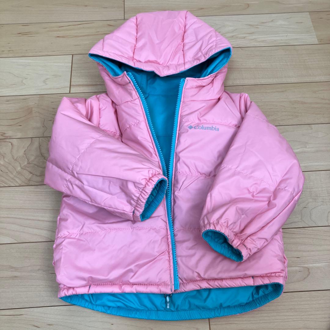 Columbia キッズ　スキーウェア　3T 100 ピンク×エメラルド