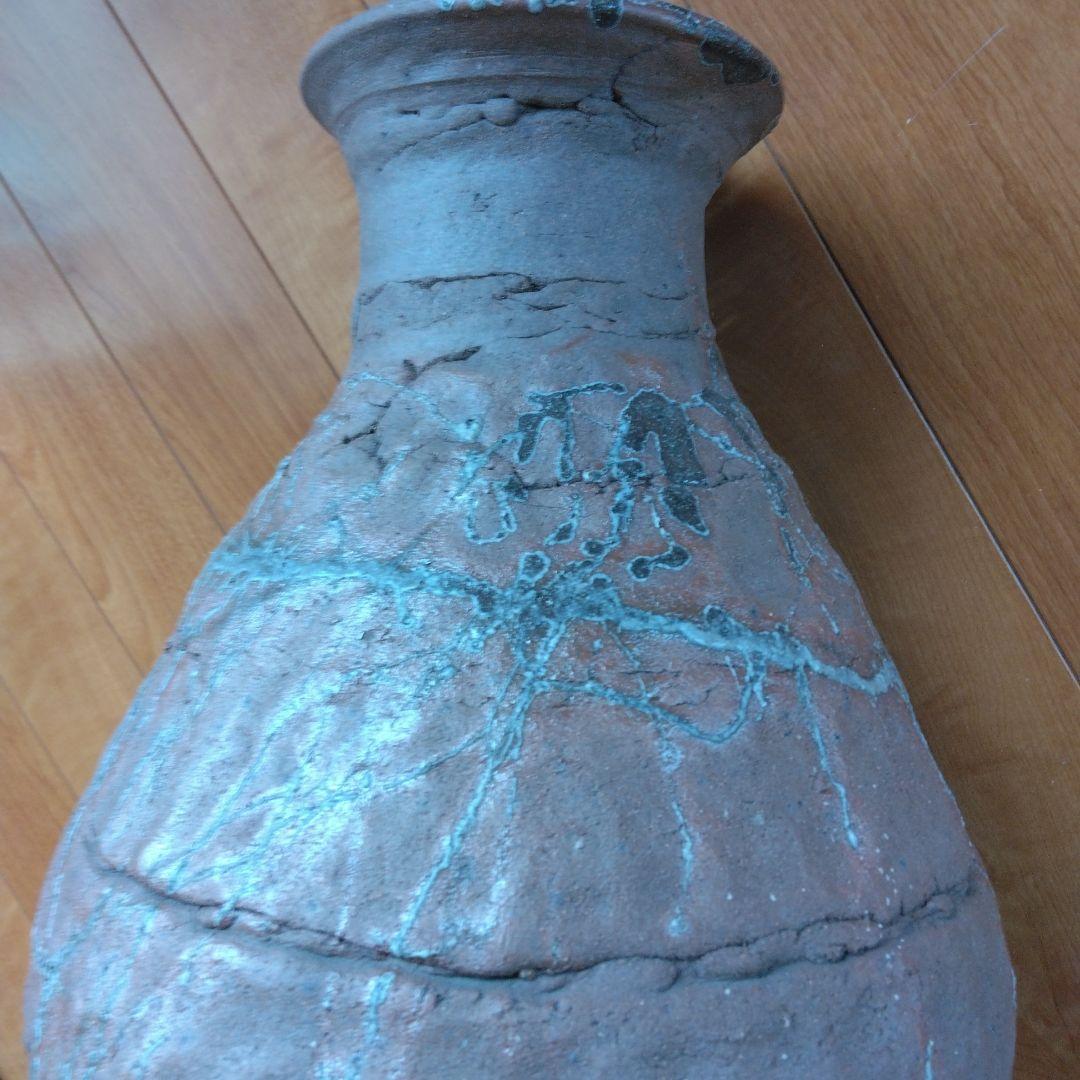 常滑焼のつぼ型花瓶