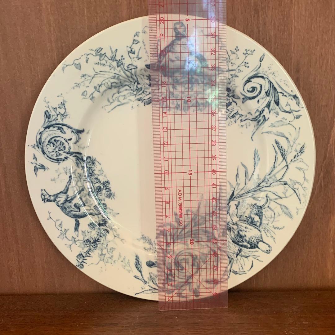 フランス　アンティーク　ジビエ　プレート