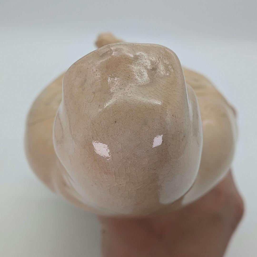 陶華山窯 松尾藻風 萩焼 観音菩薩立像 陶像 陶器人形 仏像 観世音菩薩 置物