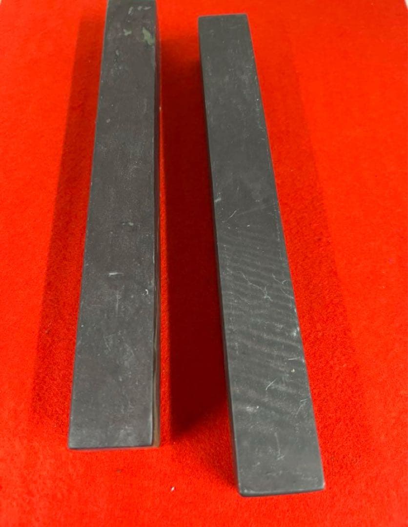 文房具/文鎭一対/寿山石。書法用文針y640