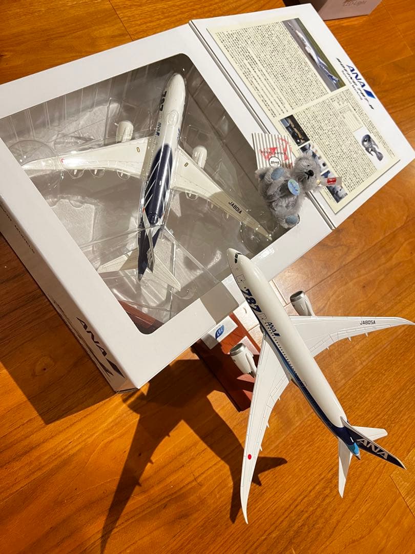 ANA boeing 787 8 1/200 プラモデル　テディベア　全日空 熊