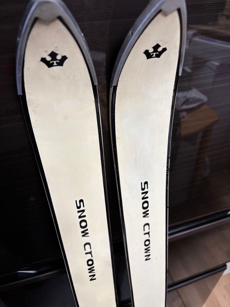ビンテージ　スキー板(白)133cm 未使用品