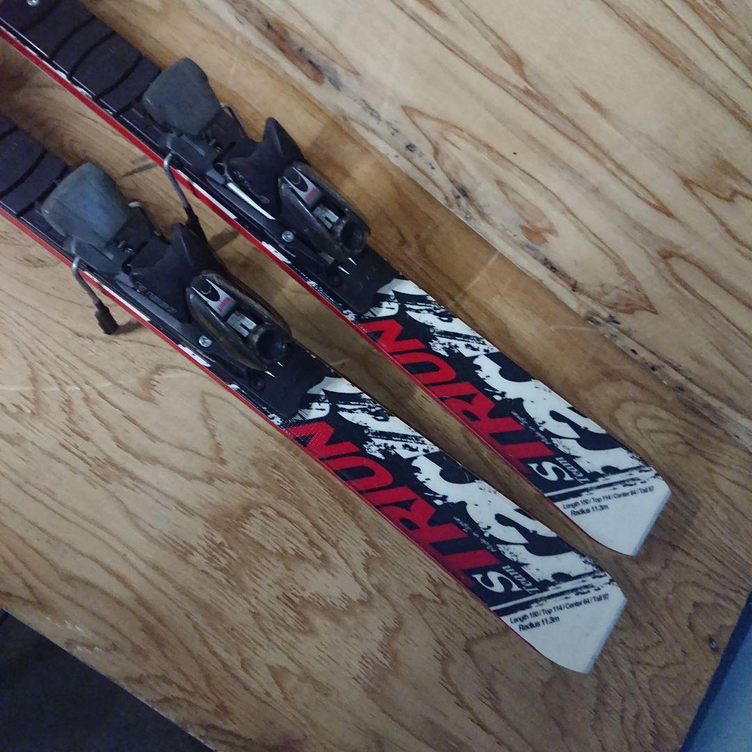 【中古品】オガサカTRIUNーSTeamSLジュニアスキー板150㎝