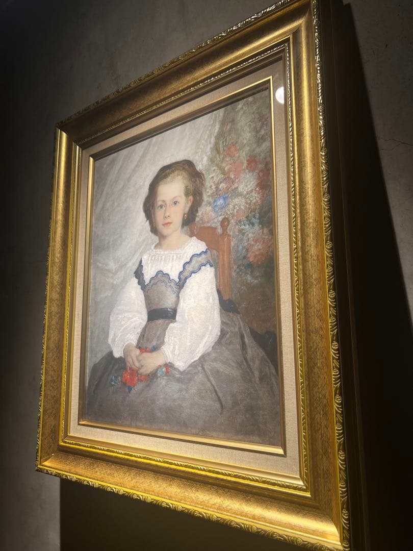 Pierre-Auguste Renoir『ロメーヌ・ラコー嬢の肖像』