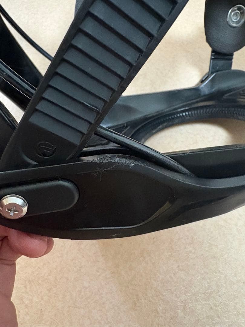 FLOW ALPHA スノーボードビンディング ブラック　Mサイズ