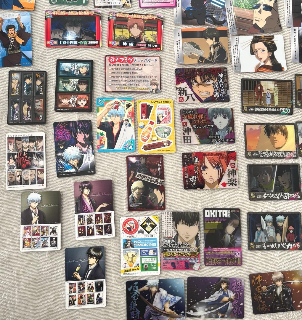 118枚　銀魂　ぐらふぃっくカード　カードガム　他　レア　大量　まとめ売り