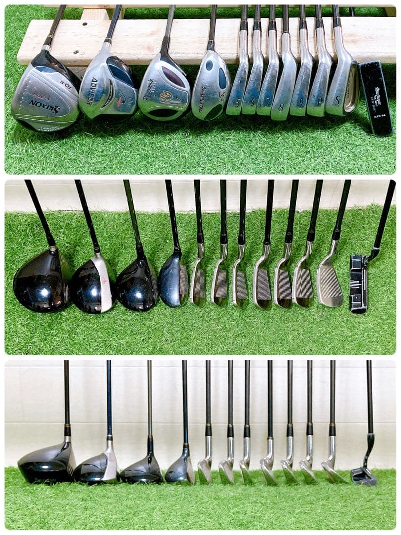 H13.スリクソン　初心者オススメ　ゴルフクラブ　メンズセット　右利き　12本