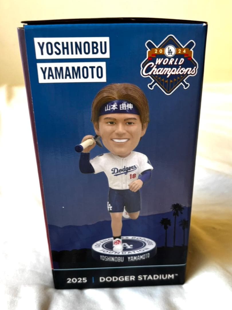 山本由伸 ドジャース ボブルヘッド ジャベリン（槍） 9/27 スタジアム限定