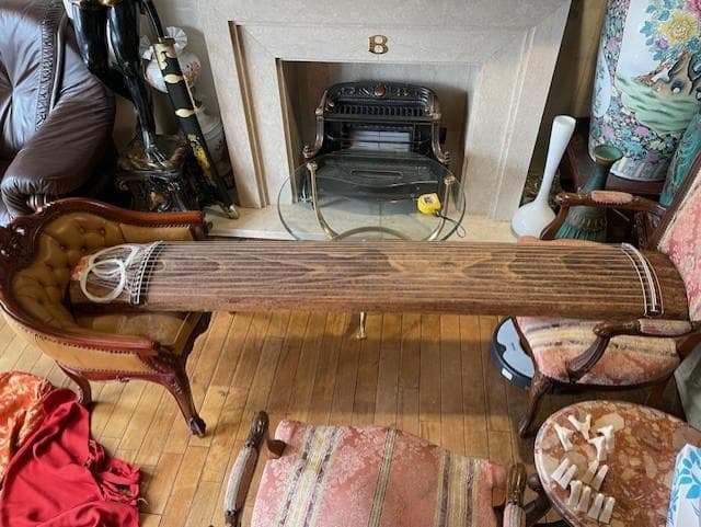 琴の部品とサテン生地セット