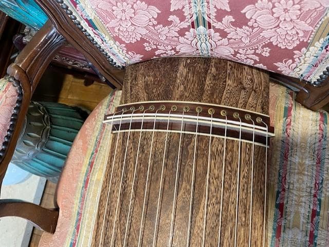 琴の部品とサテン生地セット