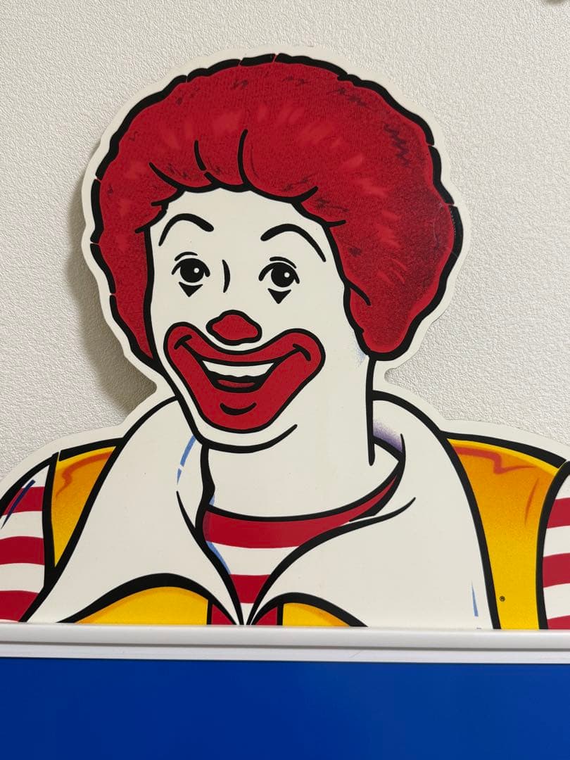 マクドナルド　ドナルド　パネル　ディスプレイ　非売品　看板　ビンテージ