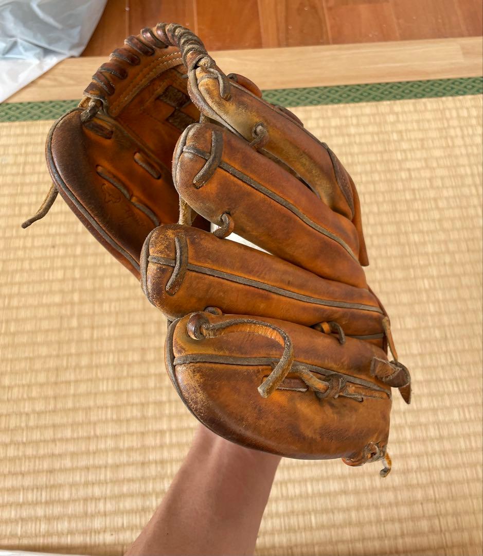 Mizuno Pro 投手用　軟式野球グローブ(と硬式野球ボール)