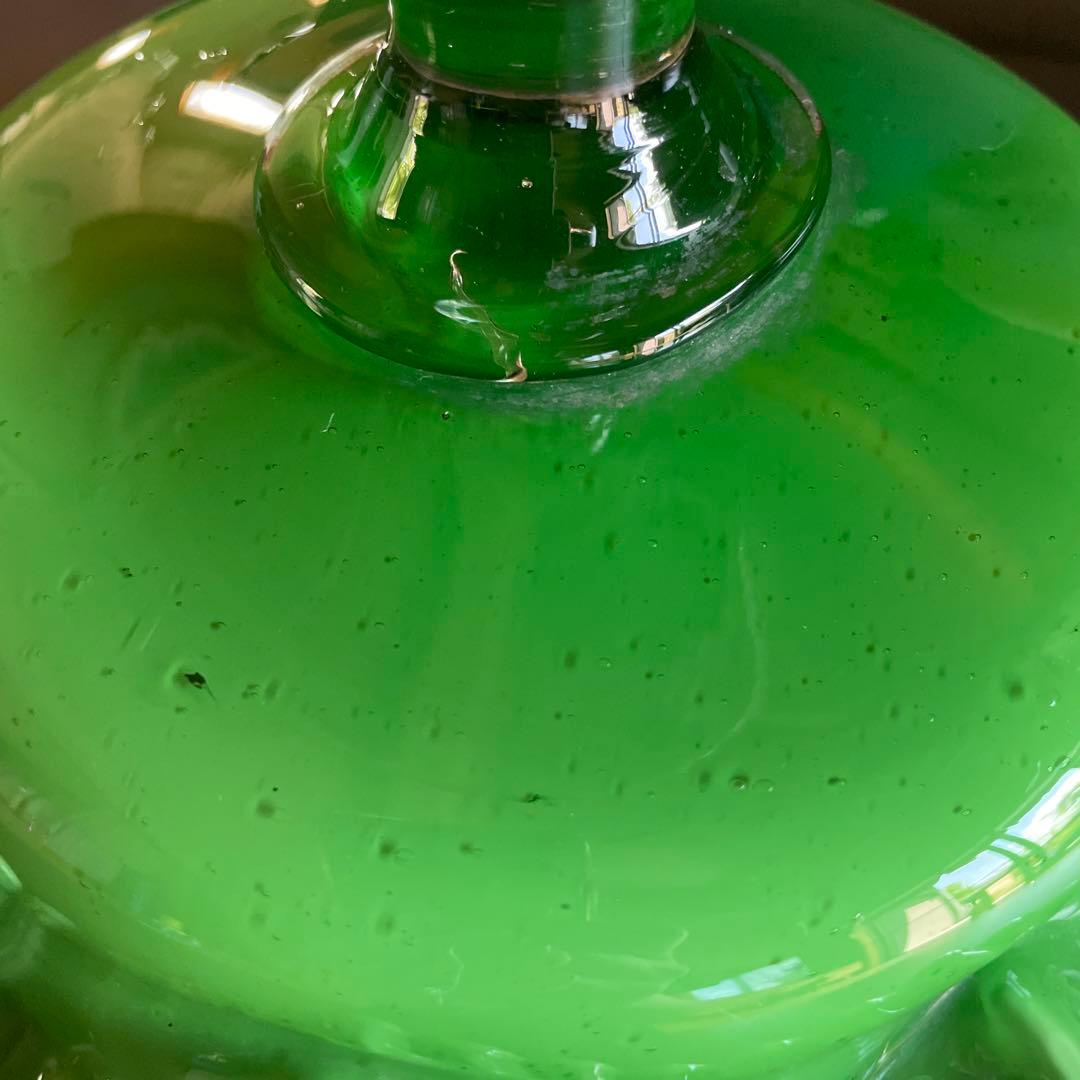 大正ガラス 脚付フリルガラスコンポート