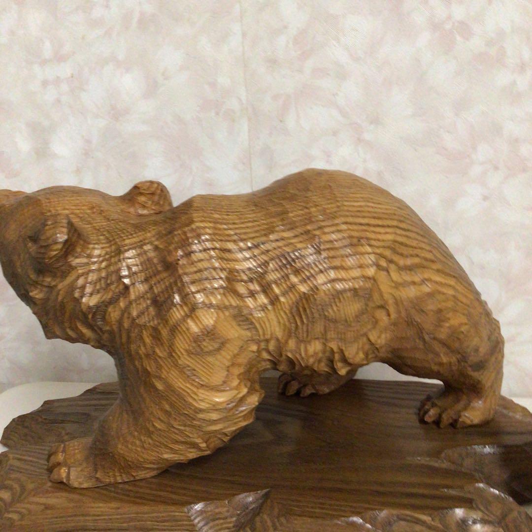 堀井清司作　木彫り熊　堀井民藝