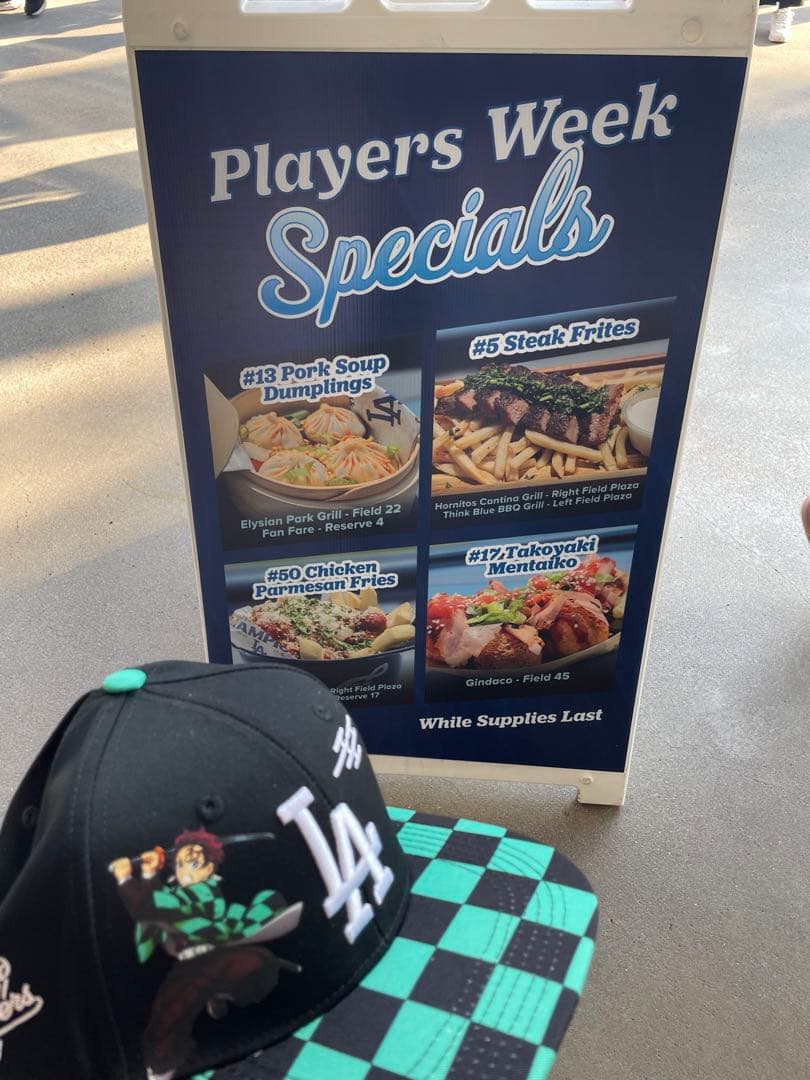 LA Dodgers 鬼滅の刃キャップ