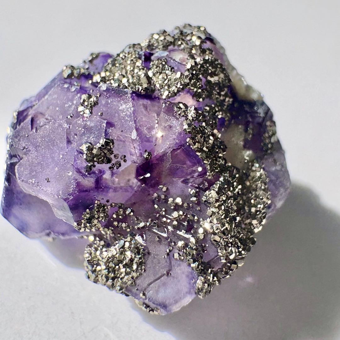 521 中国 内モンゴル産 レアタイプ フローライト&パイライト