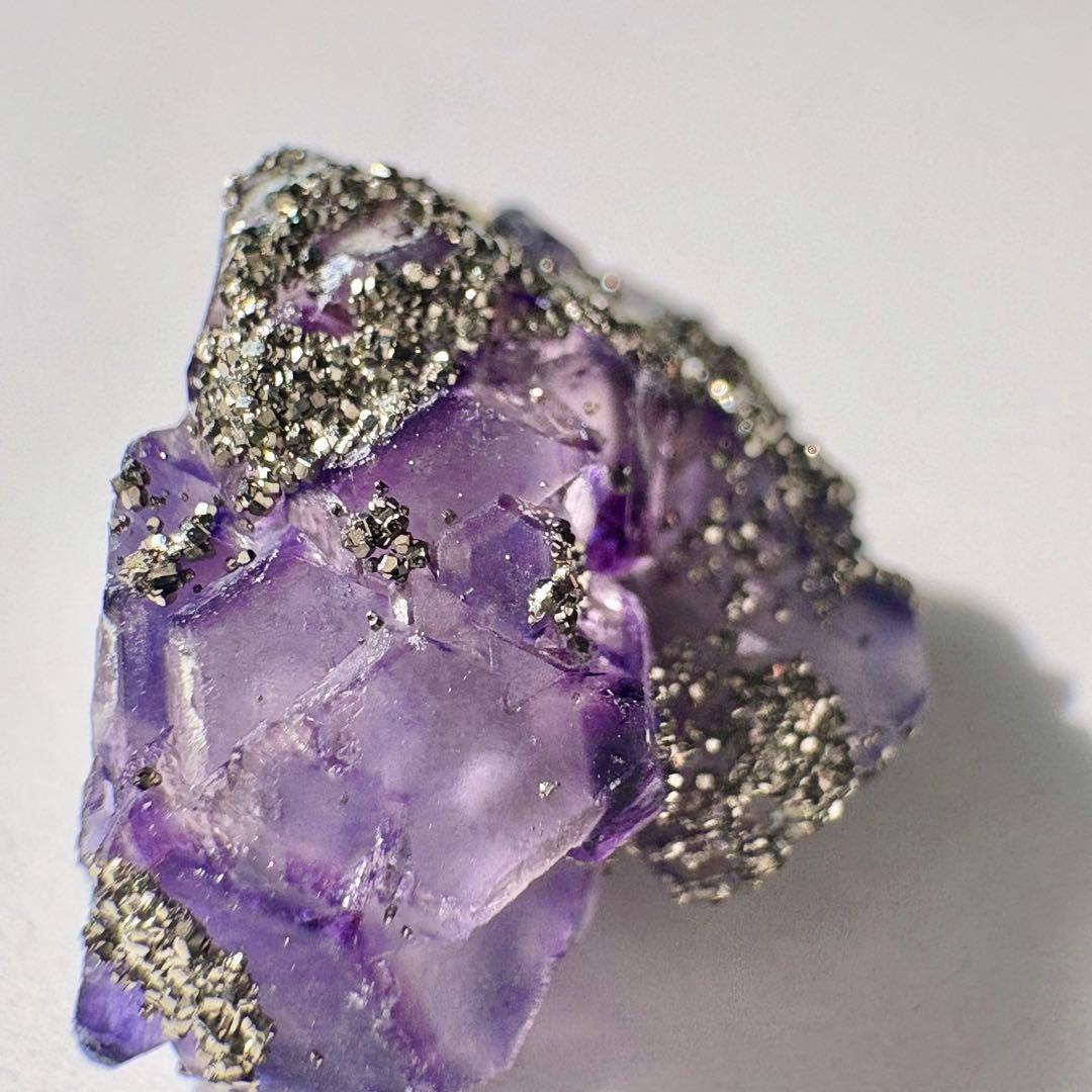 521 中国 内モンゴル産 レアタイプ フローライト&パイライト