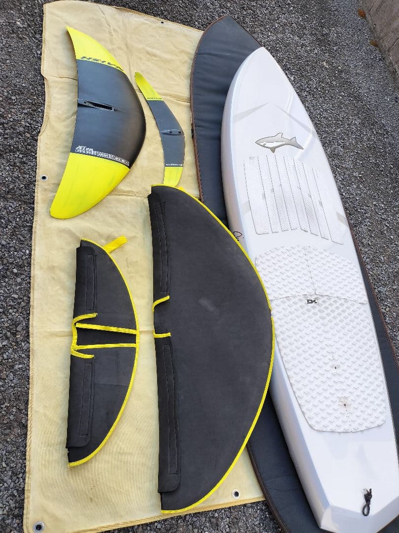 【湘南平塚手渡し】プローンボード/Naish Jet1650Foilセット/美品