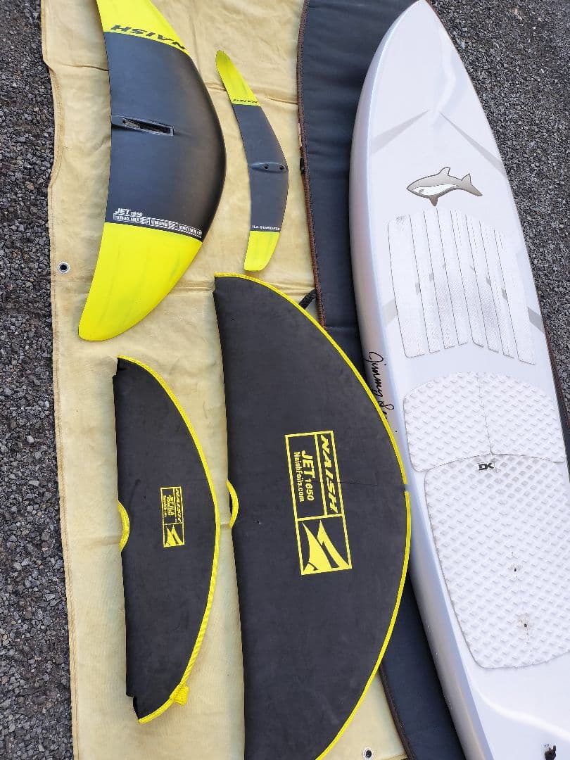 【湘南平塚手渡し】プローンボード/Naish Jet1650Foilセット/美品